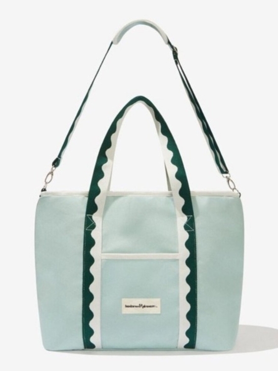 Business & Pleasure Co. Handbags - NWT Business & Pleasure The Holiday Cooler Tote Bag - Rivie Green